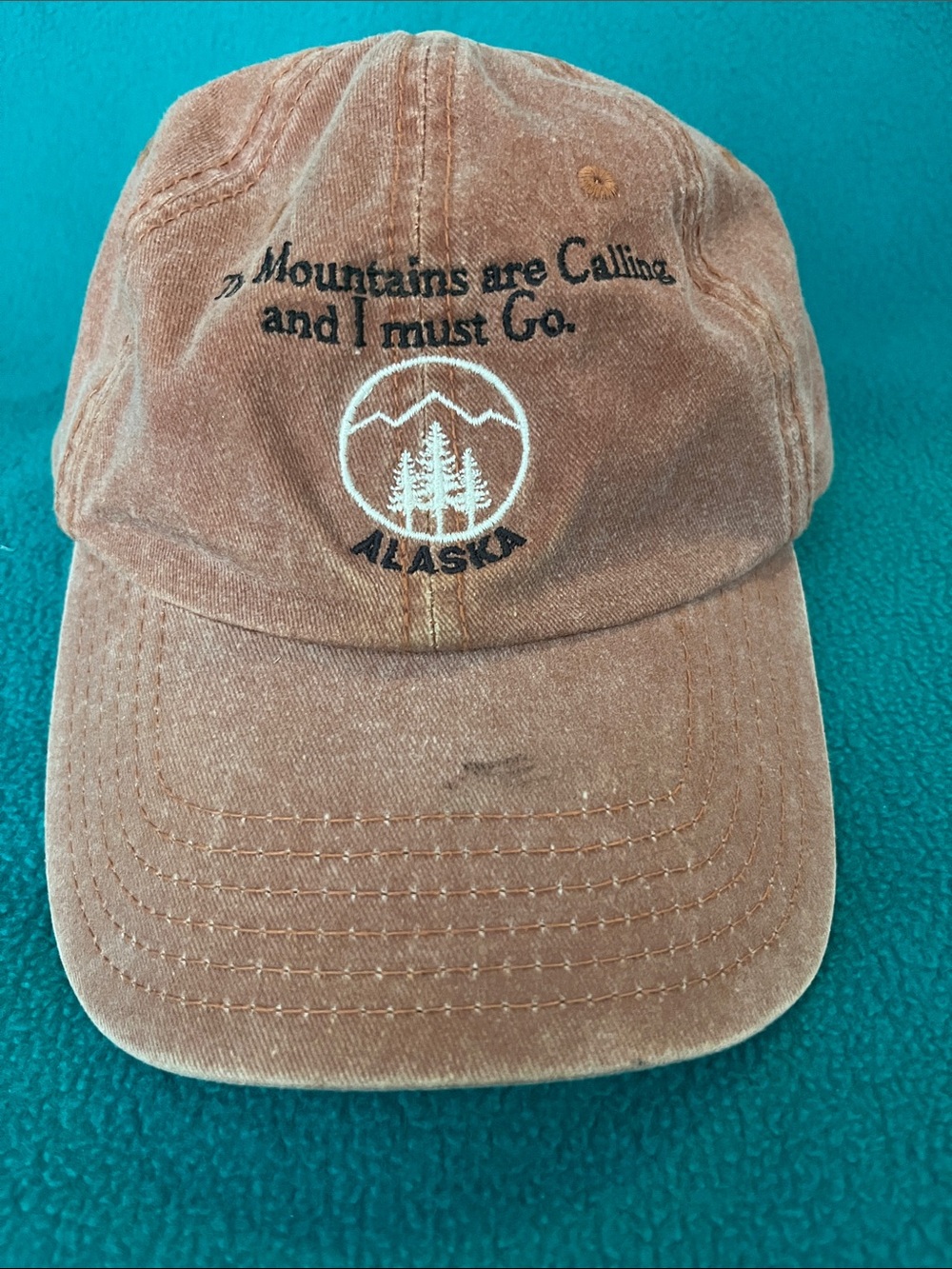 OTTO Rust Orange Embroidered Logo Cap